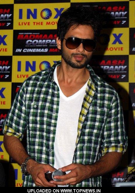Shahid Kapoor at  Promotion of Movie-Badmaash Company